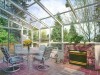Solarium with fireplace Solarium with fireplace
