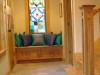 Large custom addition. Window seat was built in our shop.